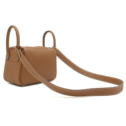 Hermes Lindy Mini 20 Shoulder Bag Gold