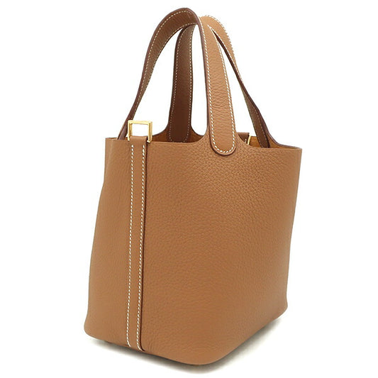 Hermes Picotin Lock PM Handbag Gold