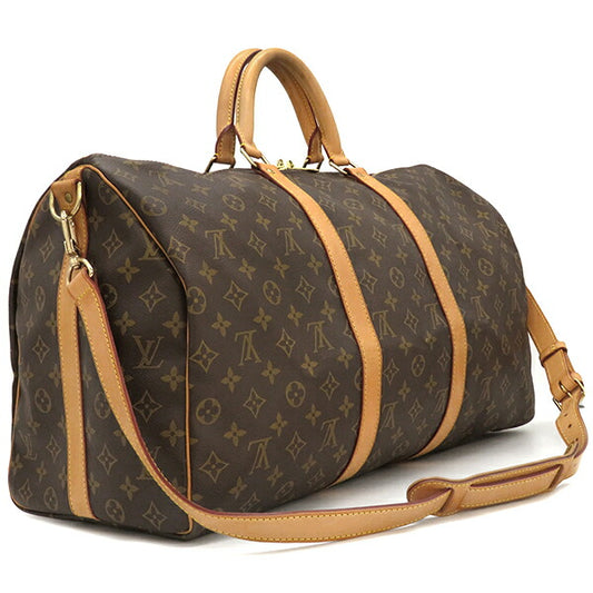 Louis Vuitton Monogram Boston Bag Keepall Bandouliere
