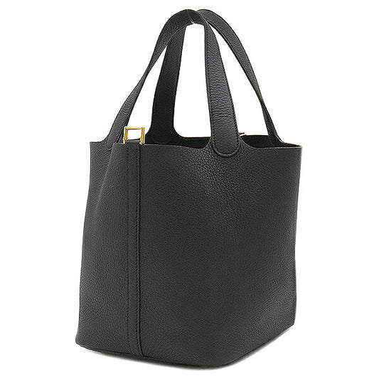 Hermes Picotin Lock MM Handbag Black