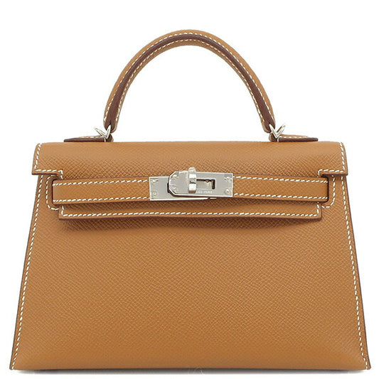 Hermes Mini Kelly 2-Way Bag Epsom Leather