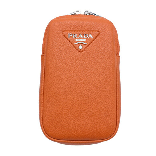 Prada Leather Phone Case Crossbody Bag