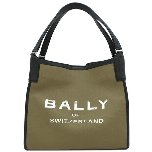 Bally Canvas Leather Tote Bag Arkle Large