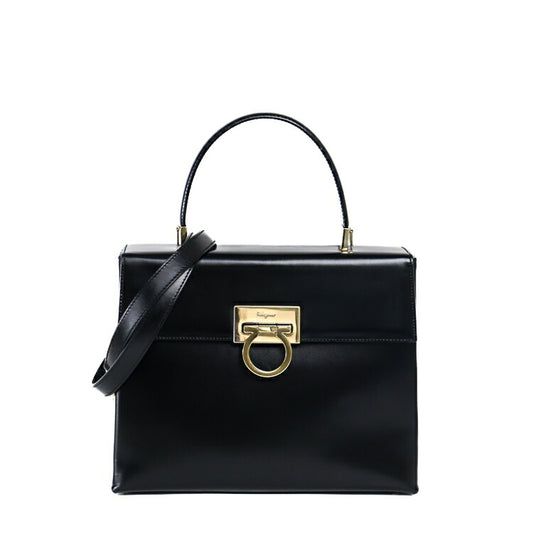 Salvatore Ferragamo Gancini Leather Handbag