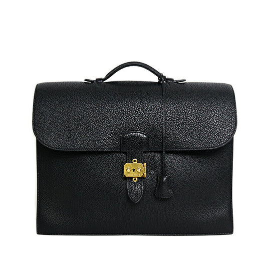 Hermes Togo Sac a Depeche 38 Briefcase