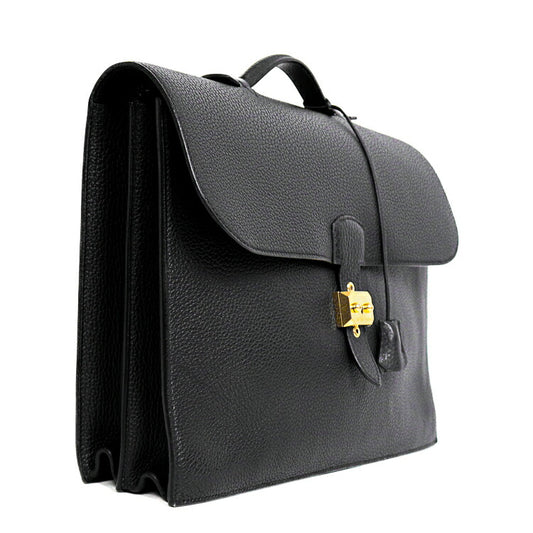 Hermes Togo Sac a Depeche 38 Briefcase