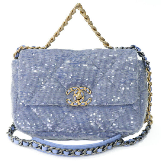 Chanel 19 Sequin Matelasse Shoulder Bag AS1160
