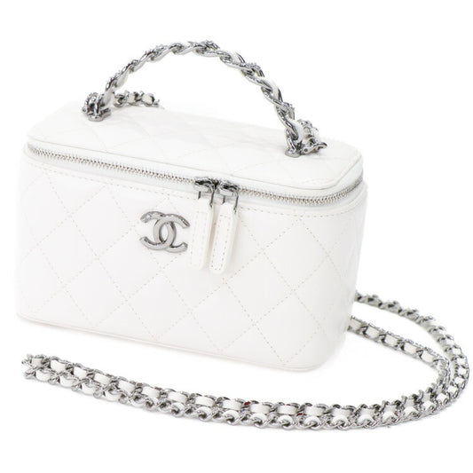 Chanel Leather Vanity Chain Shoulder Bag
