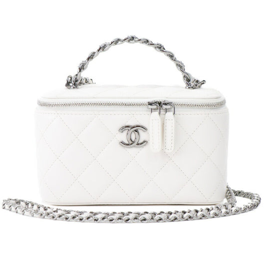 Chanel Leather Vanity Chain Shoulder Bag