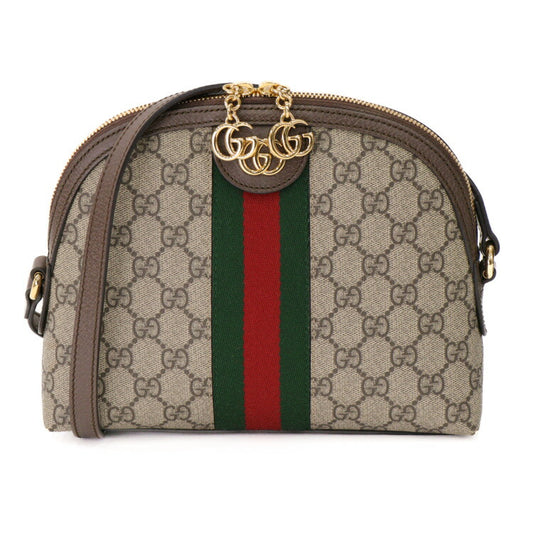Gucci Ophidia Crossbody Bag PVC Beige Brown