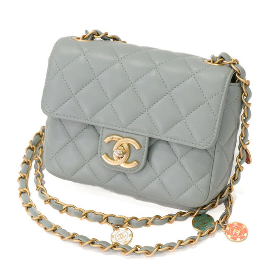 Chanel Lambskin Mini Matelassé Crossbody Bag