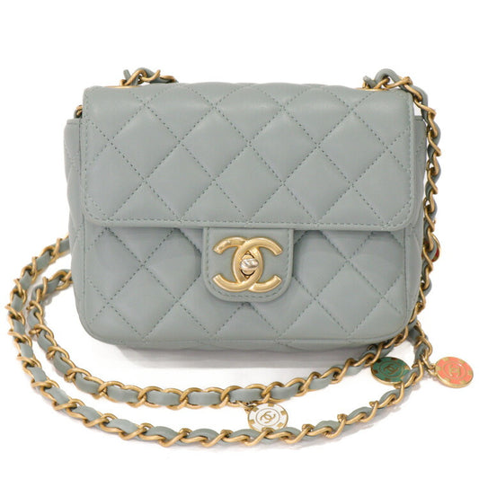 Chanel Lambskin Mini Matelassé Crossbody Bag