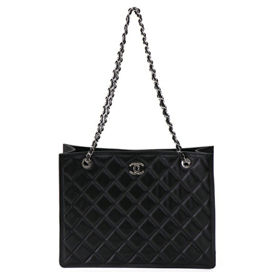 Chanel Caviar Skin Chain Tote Bag