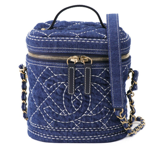 Chanel Denim Vanity Crossbody Bag AS1336