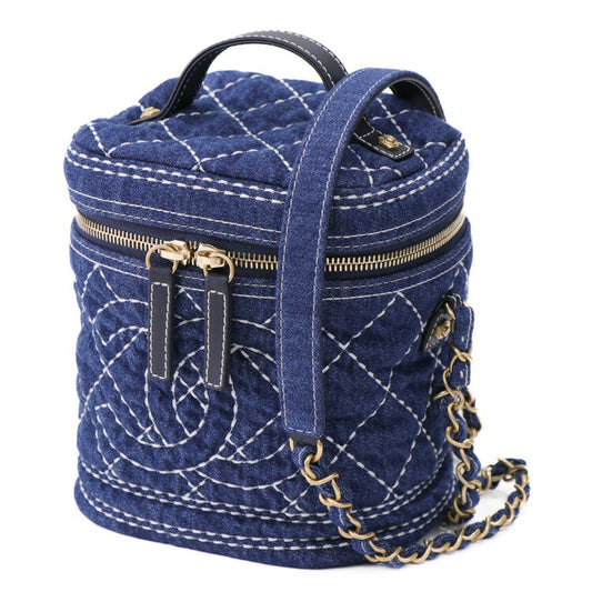 Chanel Denim Vanity Crossbody Bag AS1336