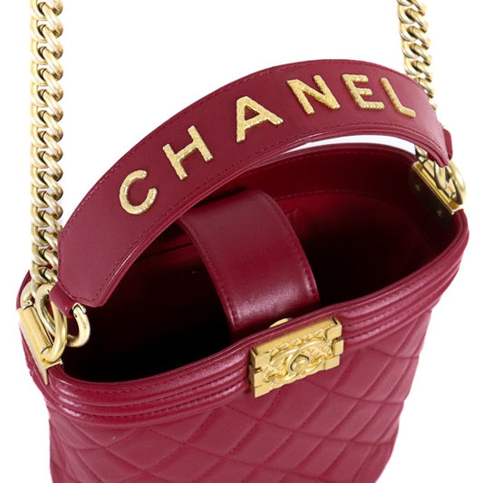 Chanel Boy Bucket Bag Chain Shoulder Bag