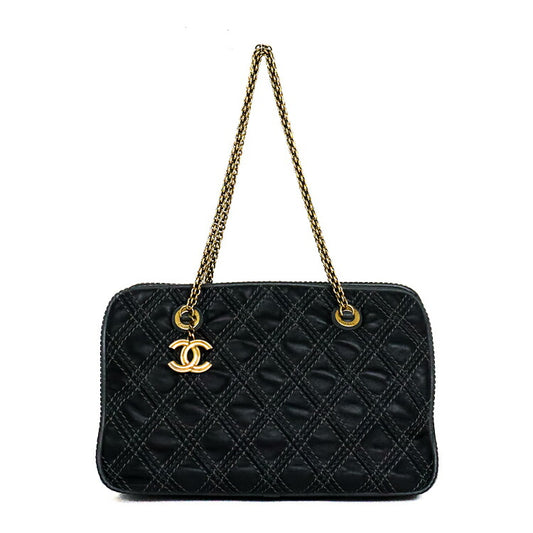 Chanel Lambskin Matelasse Chain Shoulder Bag