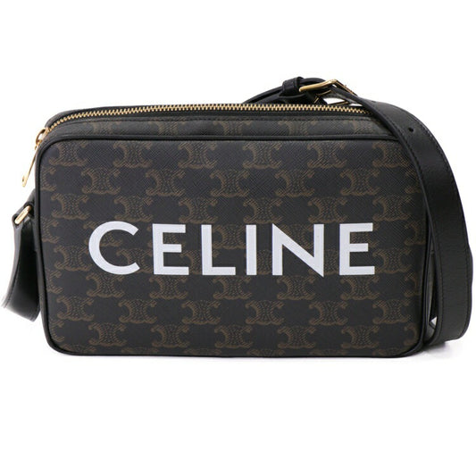 Celine Triomphe Medium Messenger Bag PVC Leather