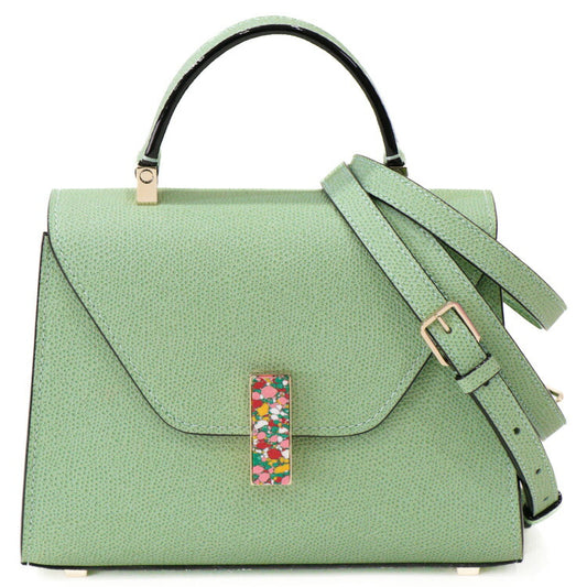 Valextra Micro Iside 2WAY Bag Aqua Green