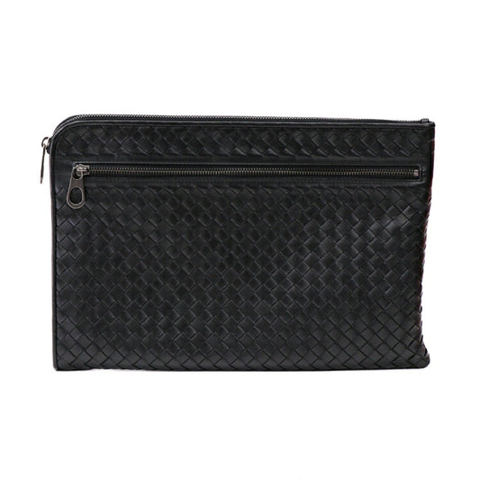 Bottega Veneta Leather Intrecciato Men's Clutch Bag