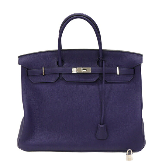 Hermes Birkin 40 Handbag Blue