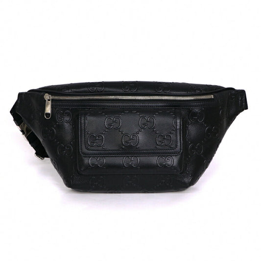 Gucci GG Embossed Leather Waist Bag