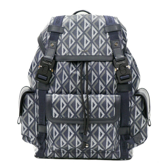 Dior Diamond Canvas Leather Backpack