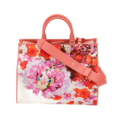 Bvlgari Canvas Leather Women's Handbag