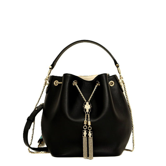 Bvlgari Serpenti Forever Leather Shoulder Bag