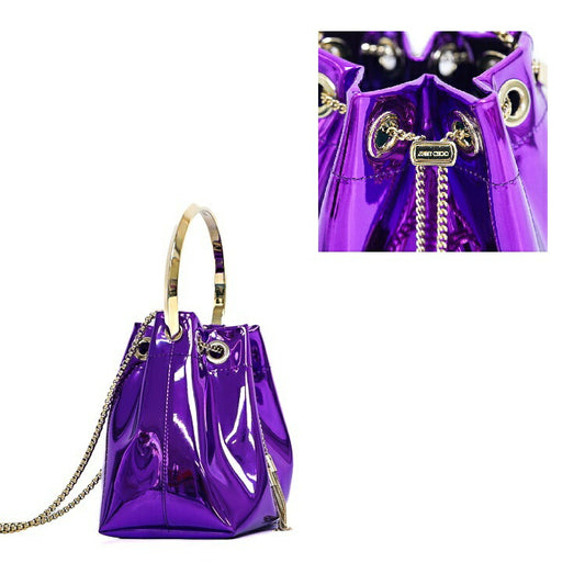 Jimmy Choo Leather Drawstring Shoulder Bag BONBONXVK
