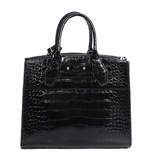 Louis Vuitton City Steamer MM Exotic Leather Handbag