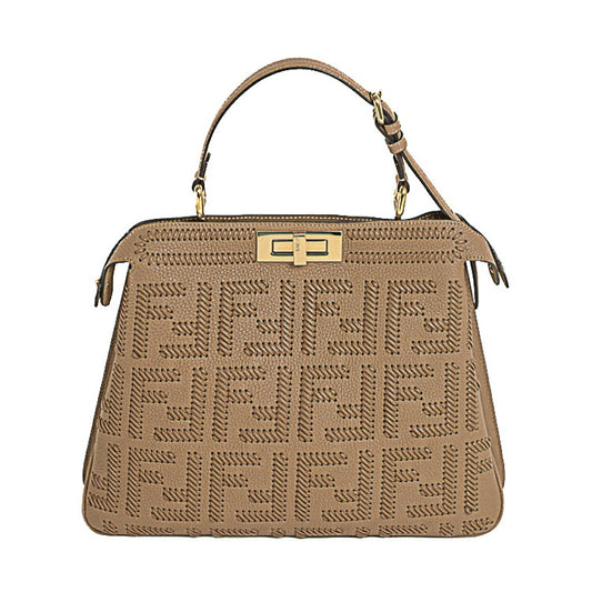 Fendi Peekaboo Medium Leather Handbag