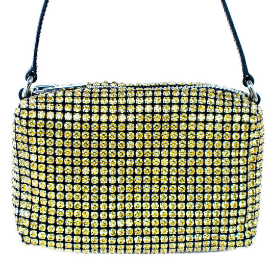 Alexander Wang HEIRESS Rhinestone Mesh Mini Handbag
