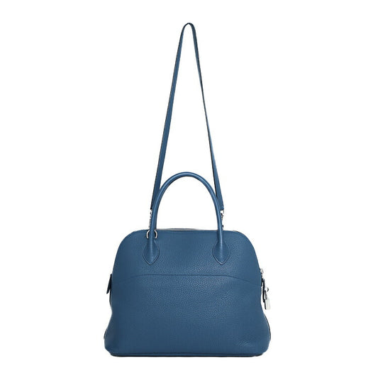 Hermes Bolide 31 Handbag Blue Azur