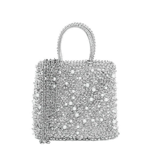 ANTEPRIMA Glitter Pearl Bead 2way Mini Shoulder Bag