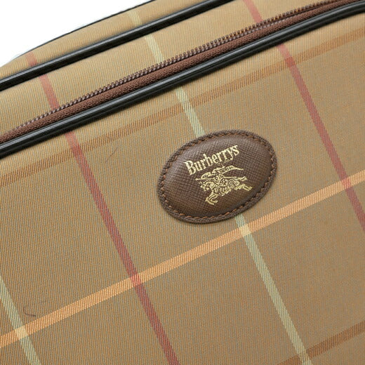Burberry Nova Check Canvas Leather Shoulder Bag