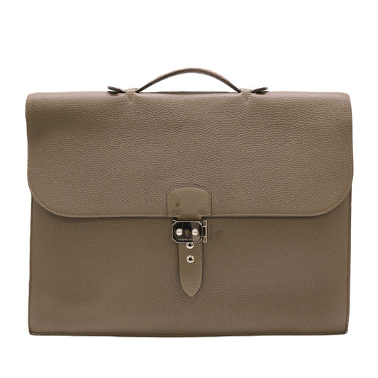 Hermes Togo Leather Business Briefcase