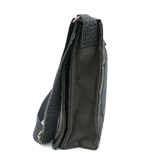 Hermes Canvas Bass MM Messenger Bag Gray