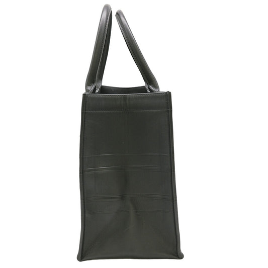Dior All Leather Book Tote Bag Black
