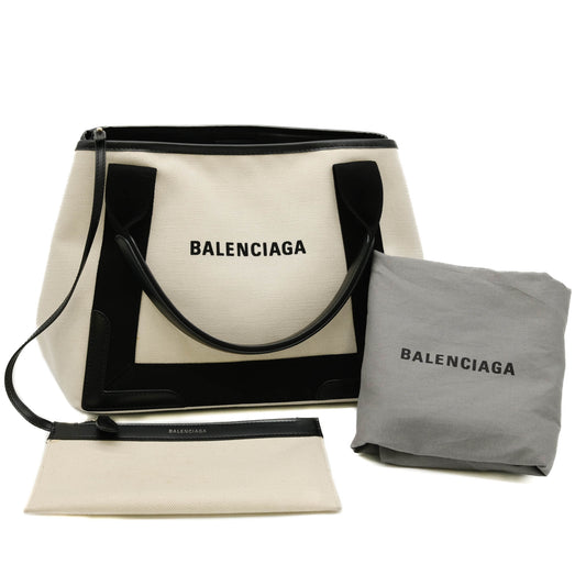 Balenciaga Navy Cabas S Tote Bag