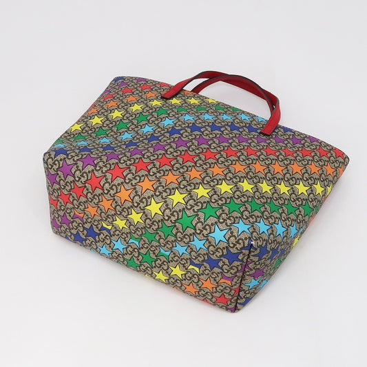 Gucci GG Supreme Rainbow Star Tote Bag