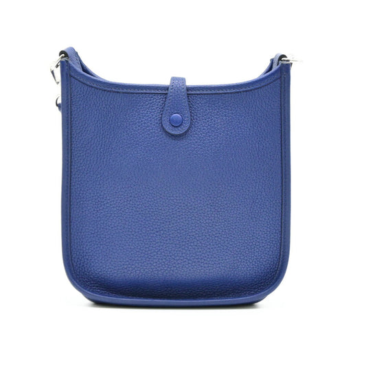 Hermes Evelyne TPM Leather Shoulder Bag Blue