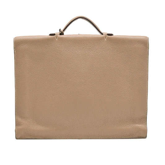 Hermes Leather Sac a Depeche 38 Briefcase