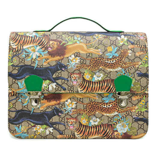 Gucci GG Supreme Kids Animal Print Backpack