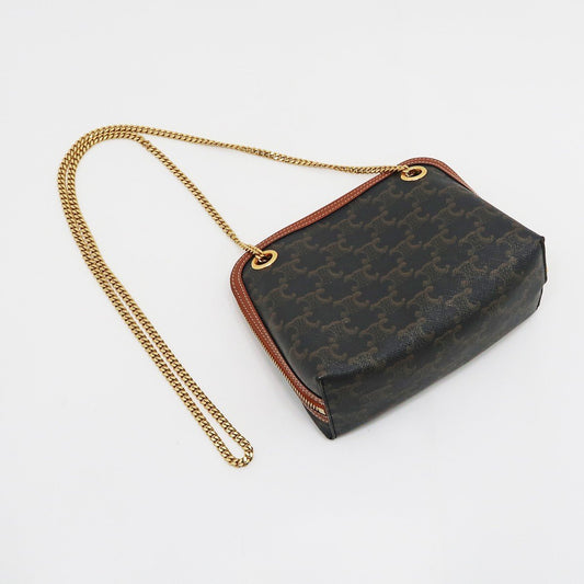Celine Triomphe Chain Shoulder Bag