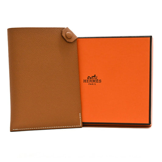 Hermes Tarmac PM Passport Case Leather Brown