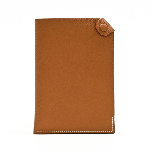 Hermes Tarmac PM Passport Case Leather Brown