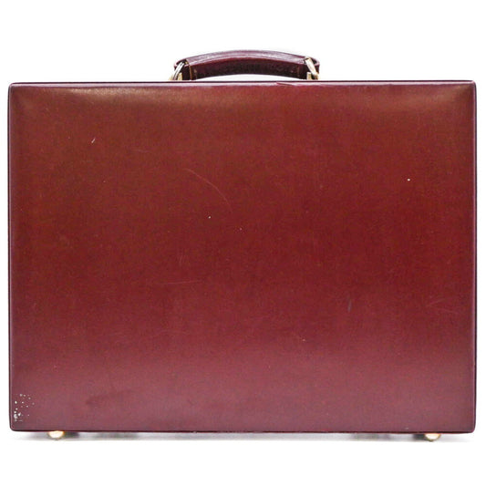 Cartier Leather Attache Case Business Bag