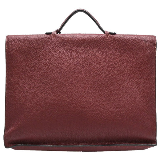 Hermes Leather Sac a Depeche Briefcase