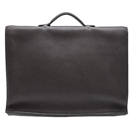 Hermes Leather Sac a Depeche 40 Briefcase